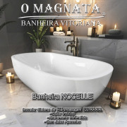 Banheira Nocelle Hidromassagem Invisível Ultra Air - Lançamento - Tecnologia de Ponta.